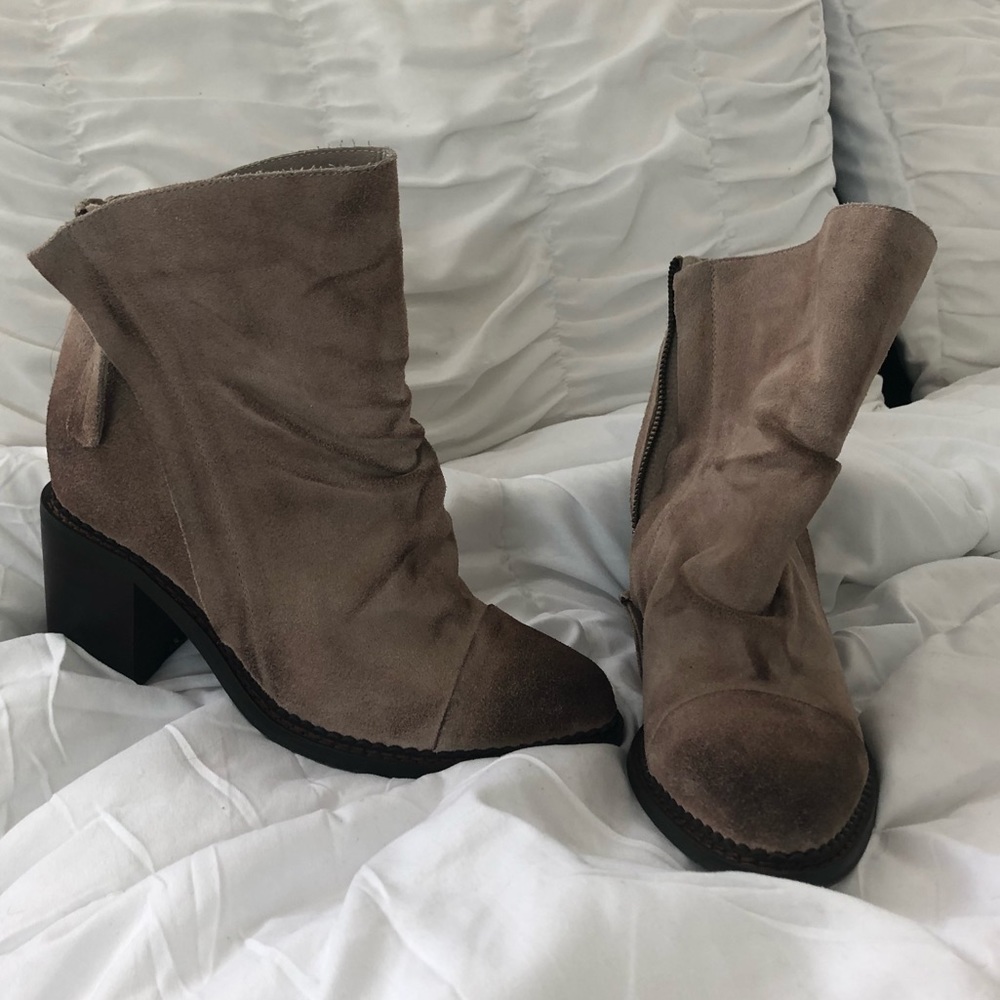 Tan boots